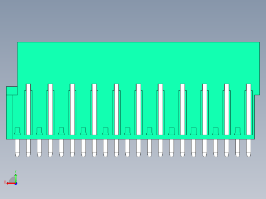 DEGSON 2EDG 系列 5.0mm 可插拔接线端子组-2EDGVT-5.0-22P-14-00AH后视缩略图
