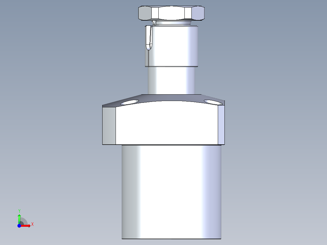 KOSMEKLHA0750-SR-Y30多系列多零件图纸模型前视图