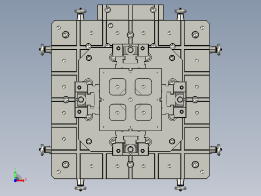 托盘 设计模型 (1)前视缩略图
