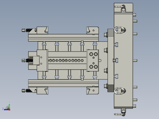 托盘 设计模型 (1)右视缩略图