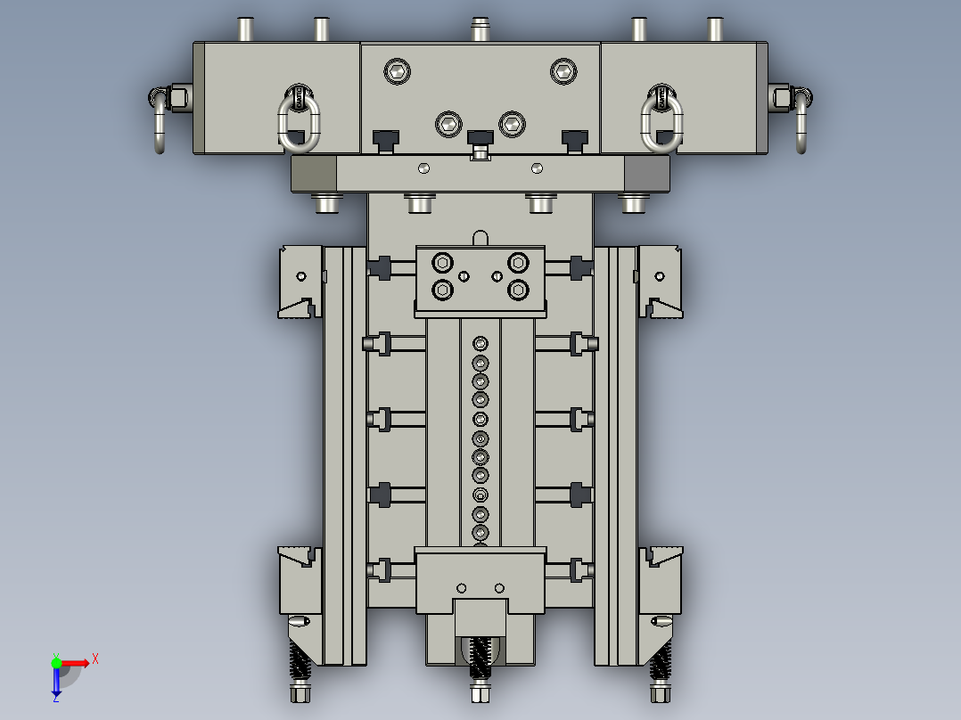 托盘 设计模型 (1)俯视图