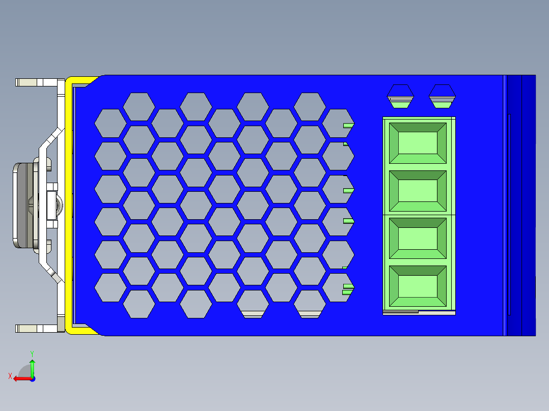 明纬DRDN和WDR系列开关电源合集轨道式后视图