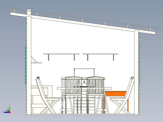 户外开放厨房右视缩略图