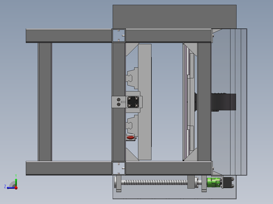 可降解聚合物键合装置结构右视图