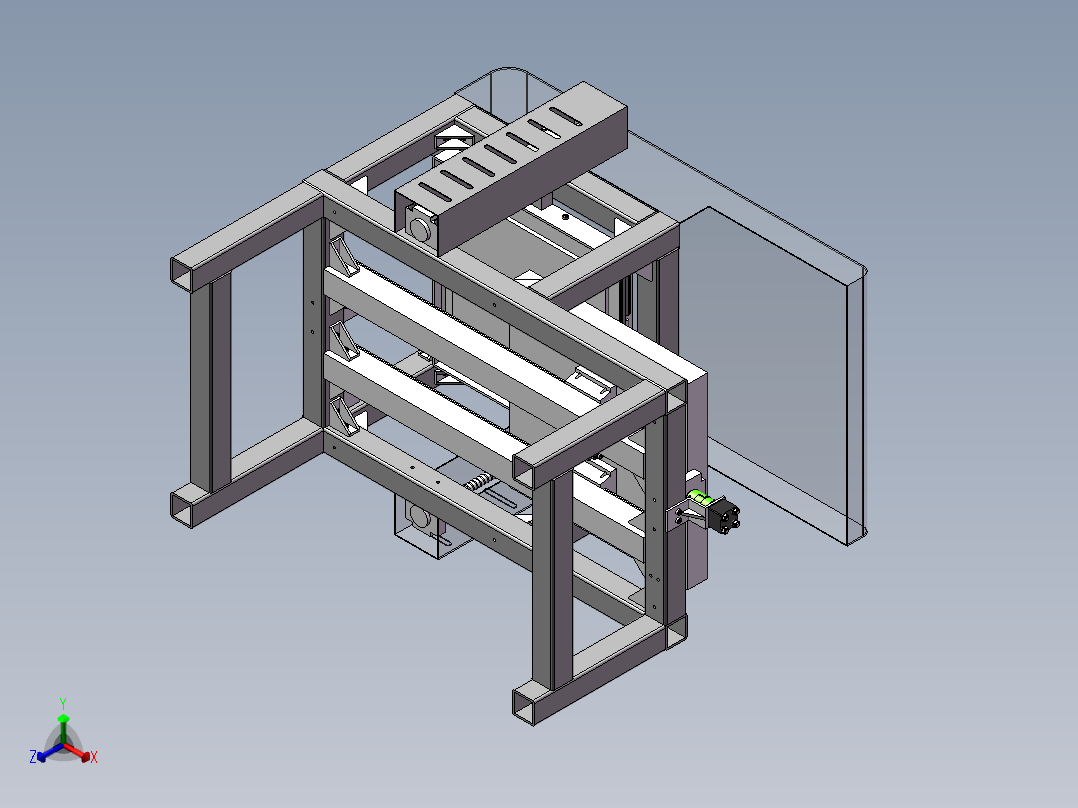 可降解聚合物键合装置结构正等轴测图