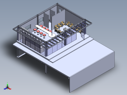 休闲停车场正等轴测缩略图