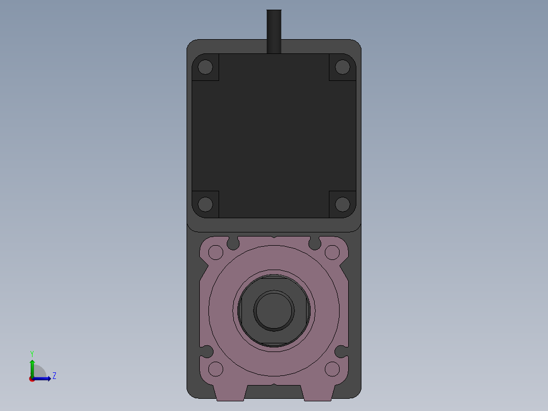 电动缸MTC32-P-S57左视图