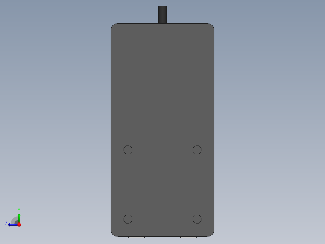 电动缸MTC32-P-S57右视图