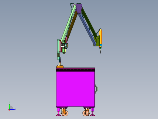 浮臂式万向攻丝机左视缩略图