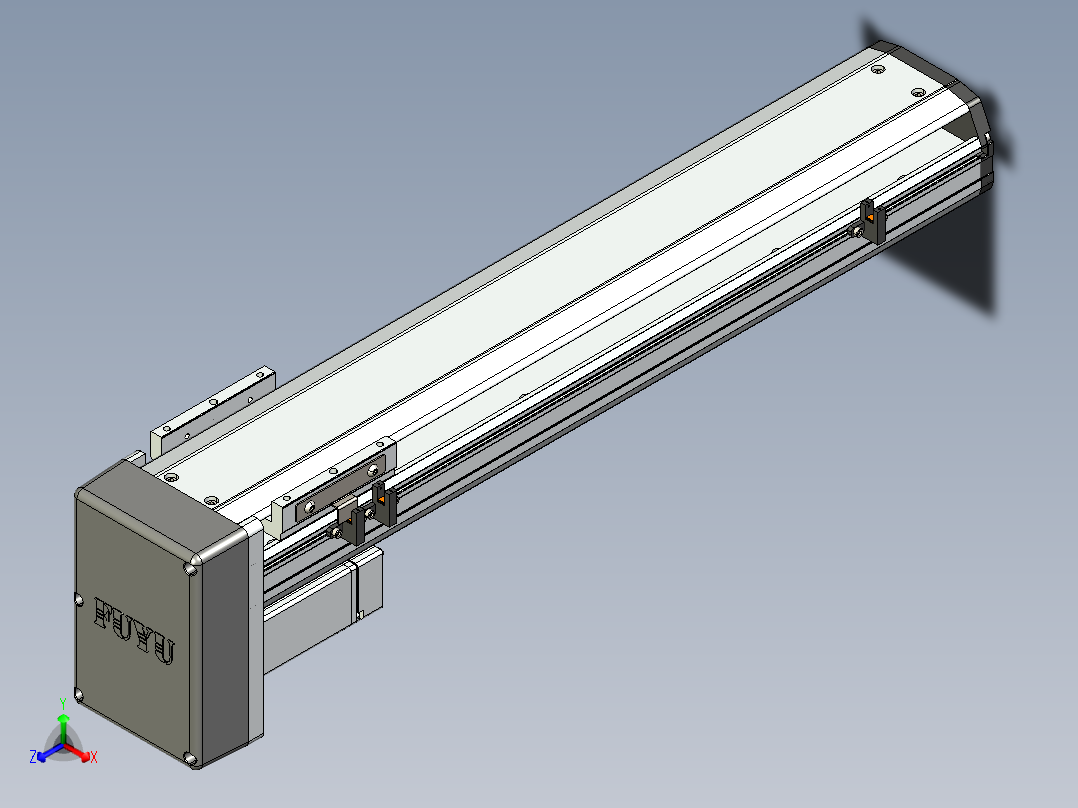 模组FTH10-L10-400-BD-T40-C4正等轴测图