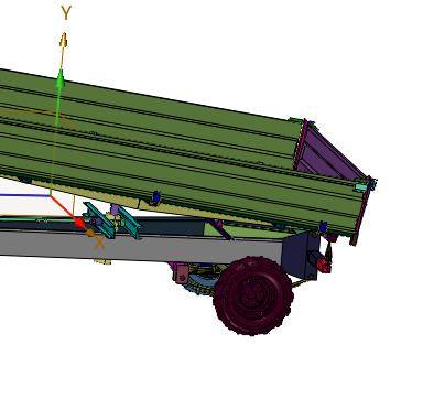 拉机牵引式翻斗自卸车斗缩略图