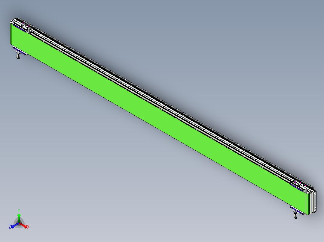 威洛博VL系列直线电机模组-2VL22H2-S3150主视图