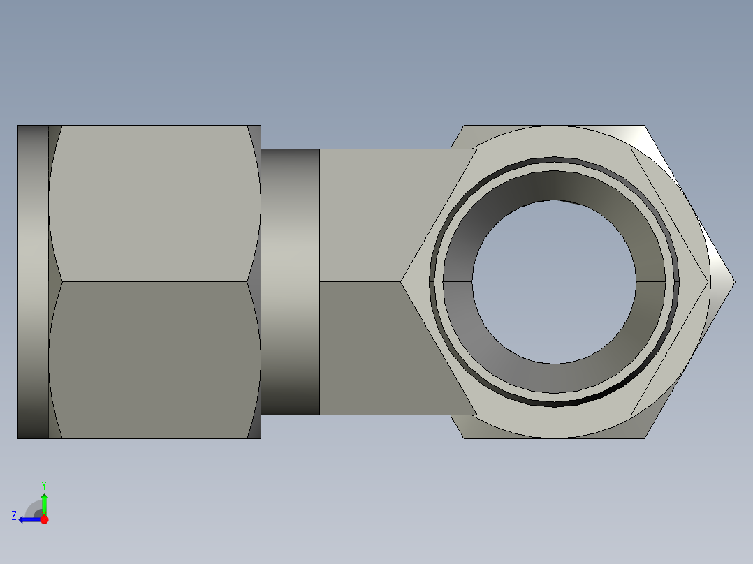 卡套式工业通用硬管接头12_rbu-s右视图
