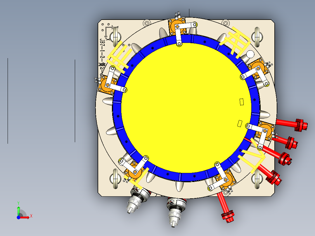 SHY-JB7-1-2-治具装备图前视图
