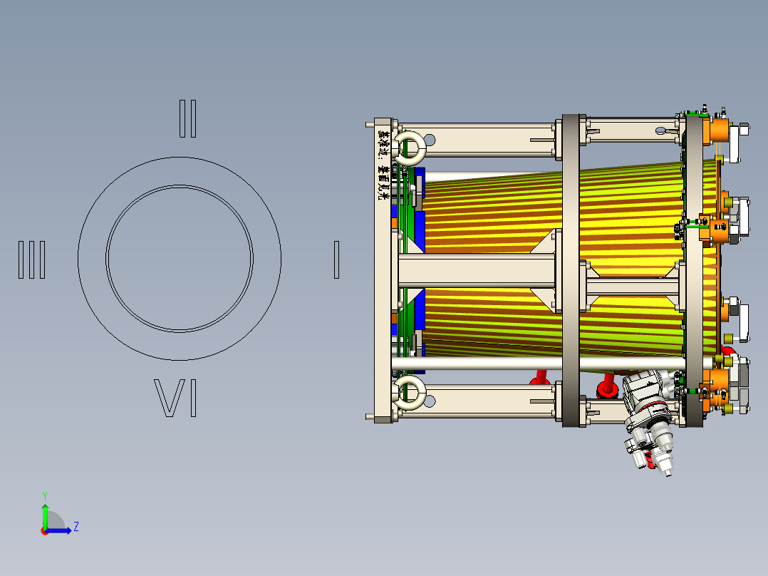 SHY-JB7-1-2-治具装备图左视图