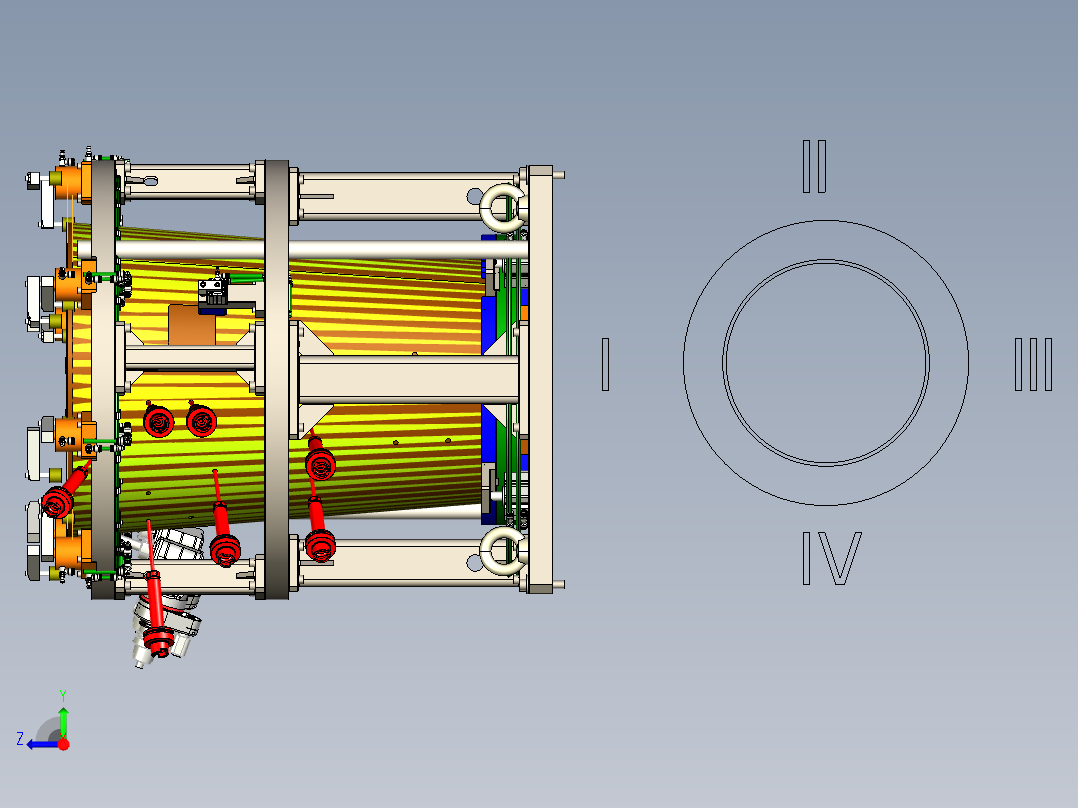 SHY-JB7-1-2-治具装备图右视图