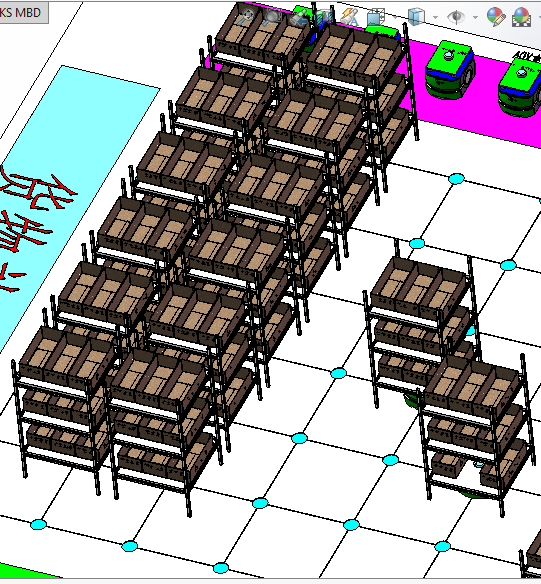 AGV仓库自动拆单系统