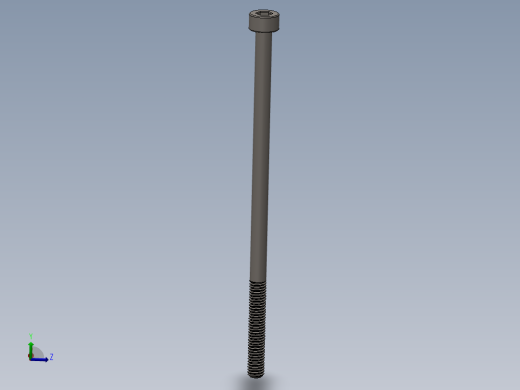 Screw_DIN_912_M3x65_A2.SLDPRT公制内六角螺钉