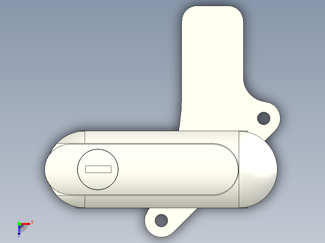 A0002525-SK1-845钣金门锁俯视图