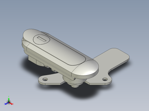 A0002525-SK1-845钣金门锁正等轴测缩略图