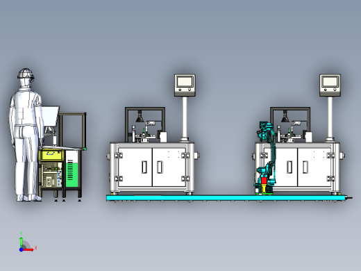 感应线圈的自动化检测岗位模拟前视缩略图