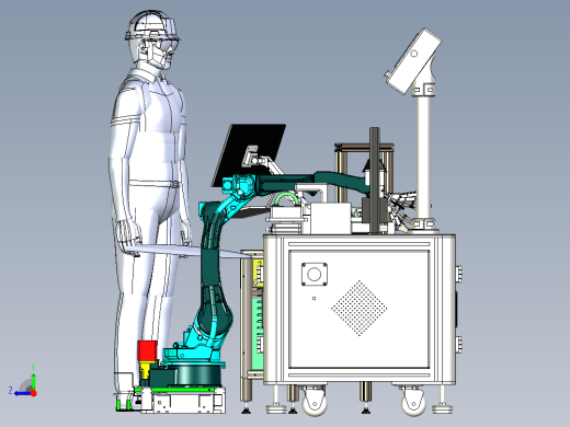 感应线圈的自动化检测岗位模拟右视缩略图