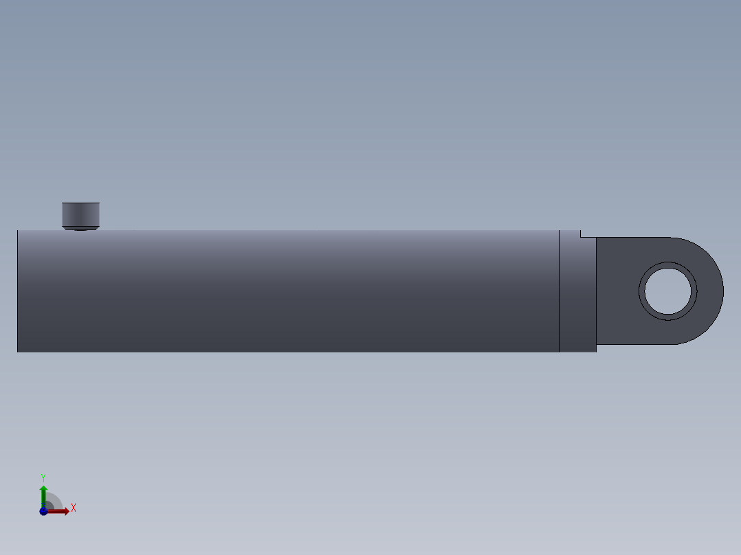 液压缸管diameter-90-mm-length-606-mm-1.snapshot.1前视图