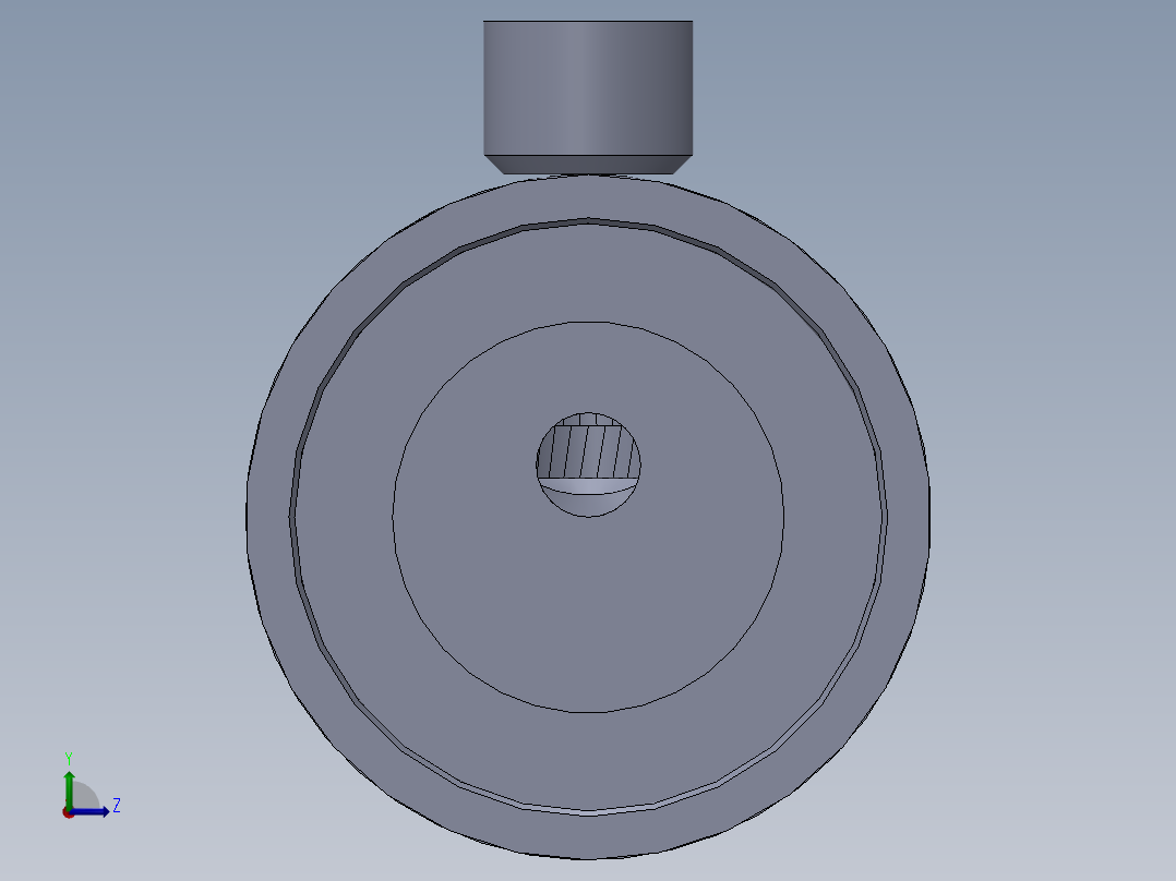 液压缸管diameter-90-mm-length-606-mm-1.snapshot.1左视图