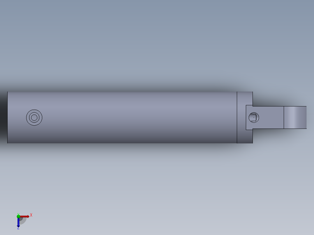 液压缸管diameter-90-mm-length-606-mm-1.snapshot.1俯视图