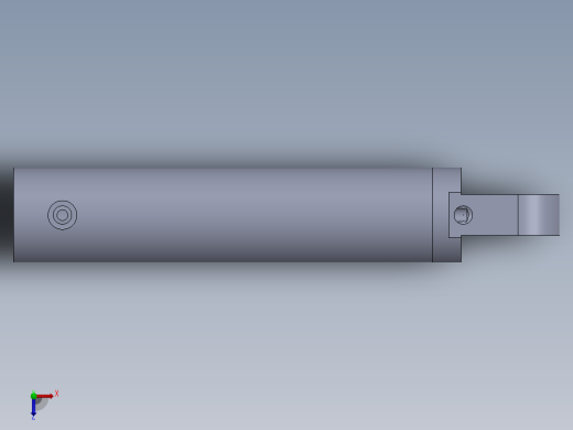 液压缸管diameter-90-mm-length-606-mm-1.snapshot.1俯视缩略图