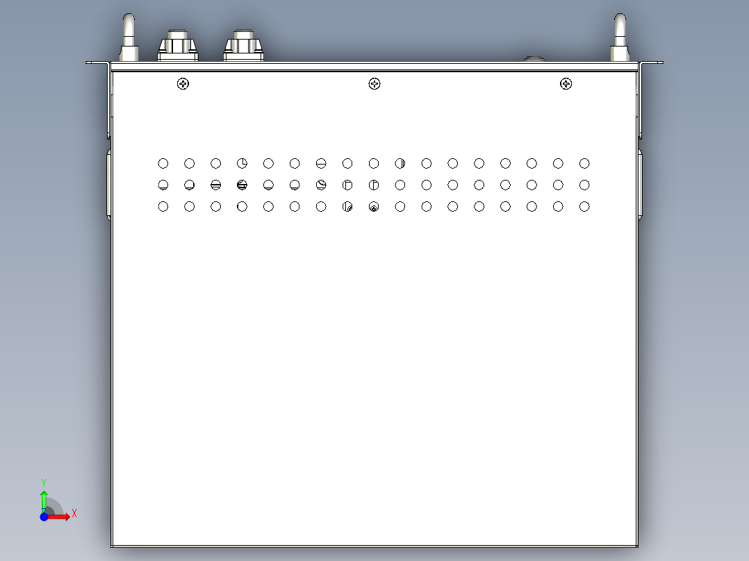 家庭用户储能U插箱前视图