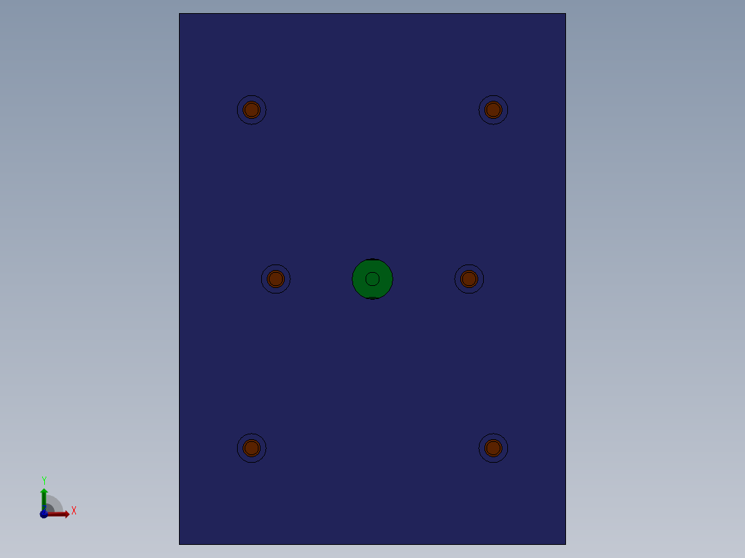 注塑模具、模具(114)前视图