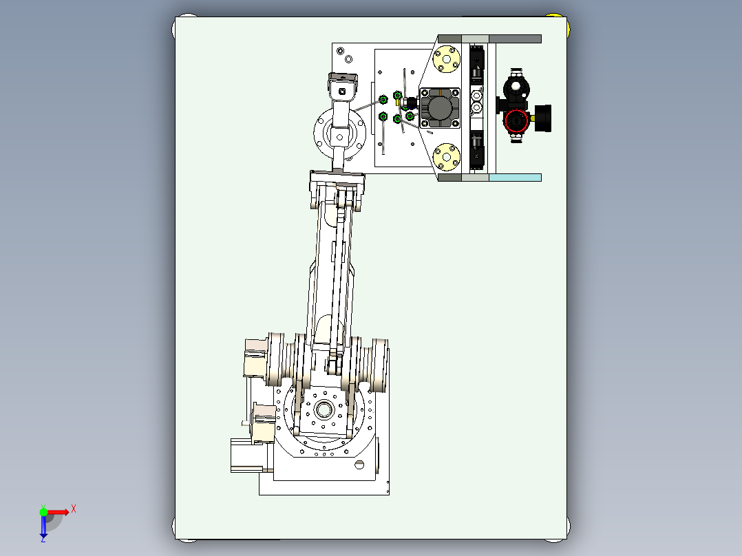 JD-950 医疗耗材接头熔接工作站俯视图