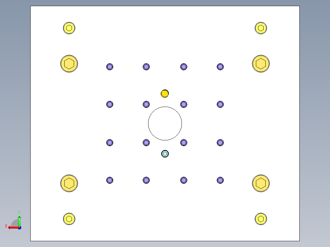 智能透明按键面板（曲面分型）后视图