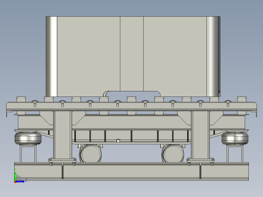 压实振动台左视缩略图