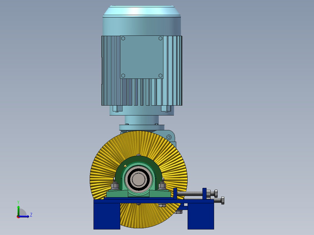 电动滚刷清扫器1168112   50左视图
