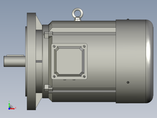 Y2系列B5型三相异步电动机Y2100L-2前视缩略图
