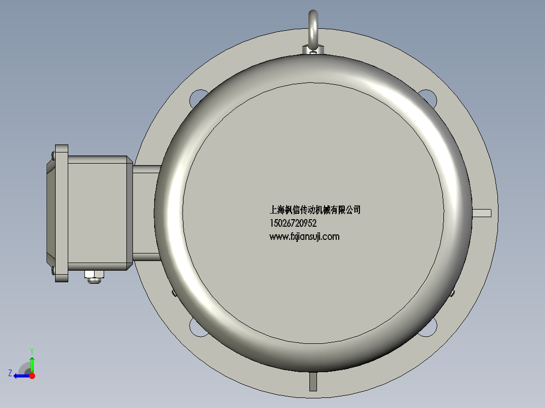 Y2系列B5型三相异步电动机Y2100L-2右视图