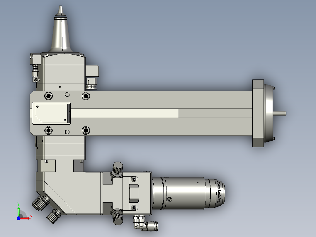 200-000切割头组件前视图