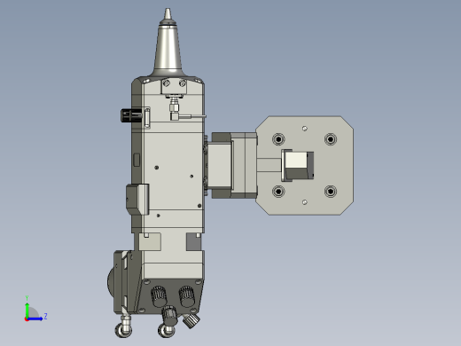 200-000切割头组件左视缩略图