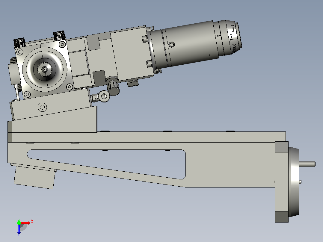 200-000切割头组件俯视图