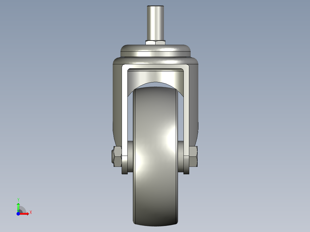 中型轮Z11-03-100-201G前视图