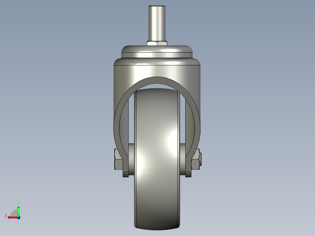中型轮Z11-03-100-201G后视图