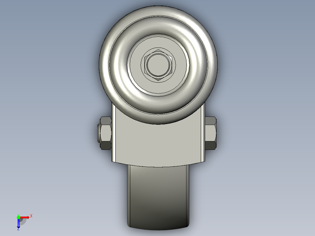 中型轮Z11-03-100-201G俯视图