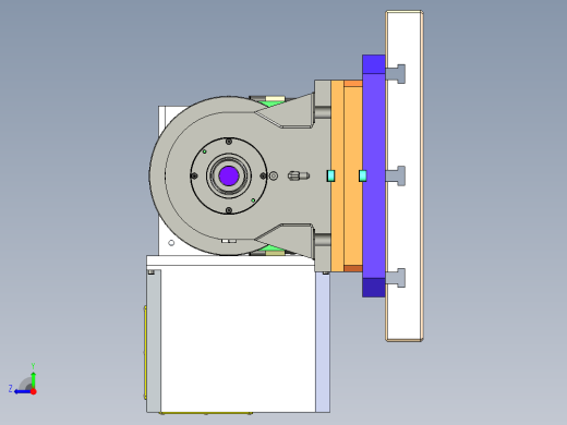 泵体四轴夹具右视缩略图