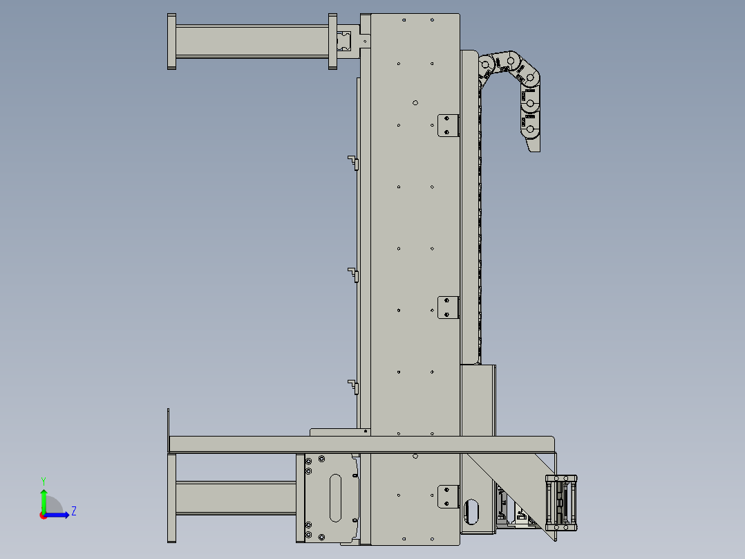 E19472-152-000-X1-XYZ龙门左视图