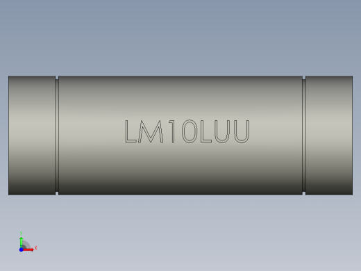 LM10LUU加长型直线轴承GB前视缩略图