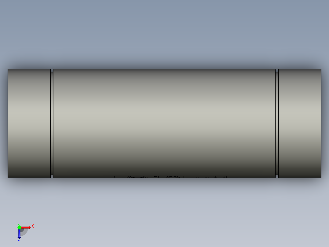 LM10LUU加长型直线轴承GB俯视图