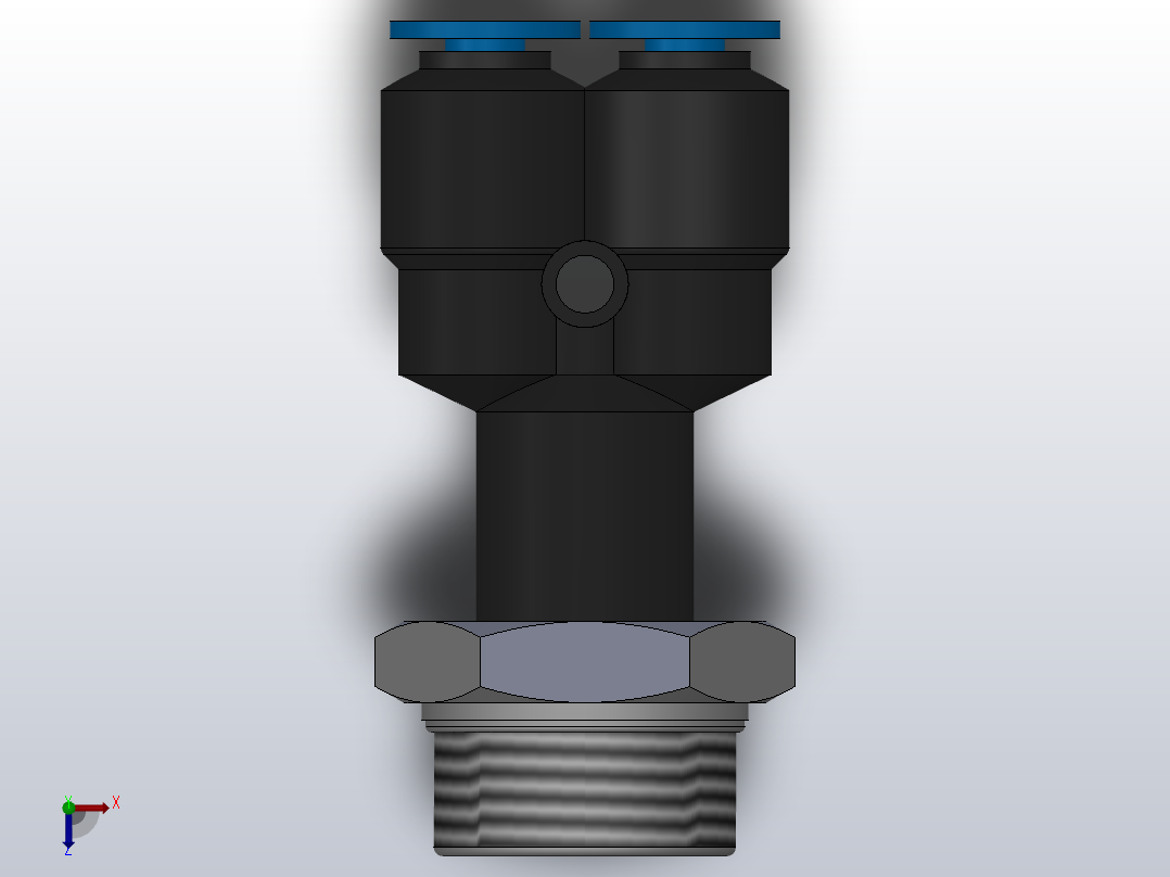 IPX-G Y型螺纹弯头-G螺纹_IPX04-G03俯视图
