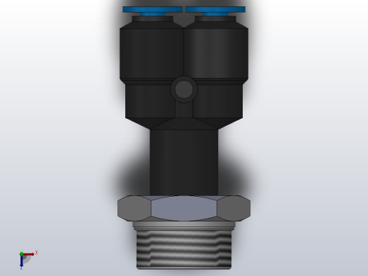 IPX-G Y型螺纹弯头-G螺纹_IPX04-G03俯视缩略图